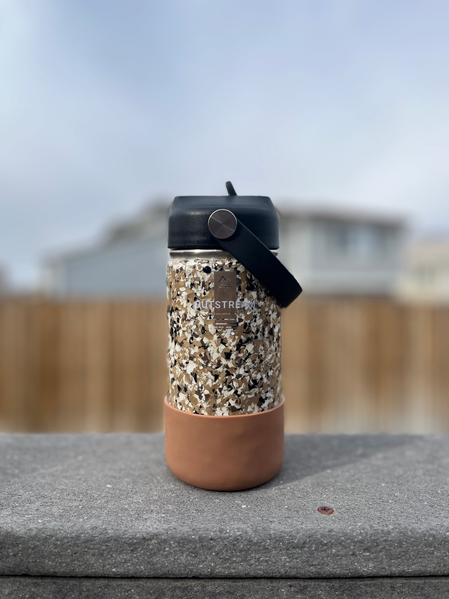 Flapjack Brown Insulated Water Bottle