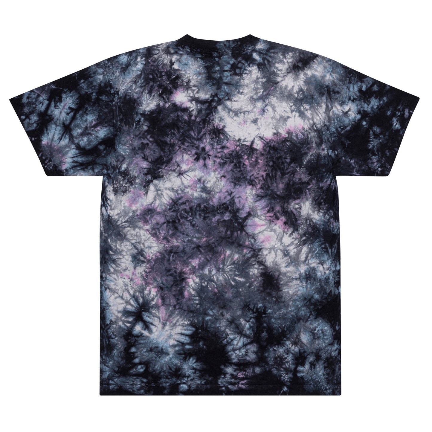 Oversized Embroidered Tie-Dye T-Shirt